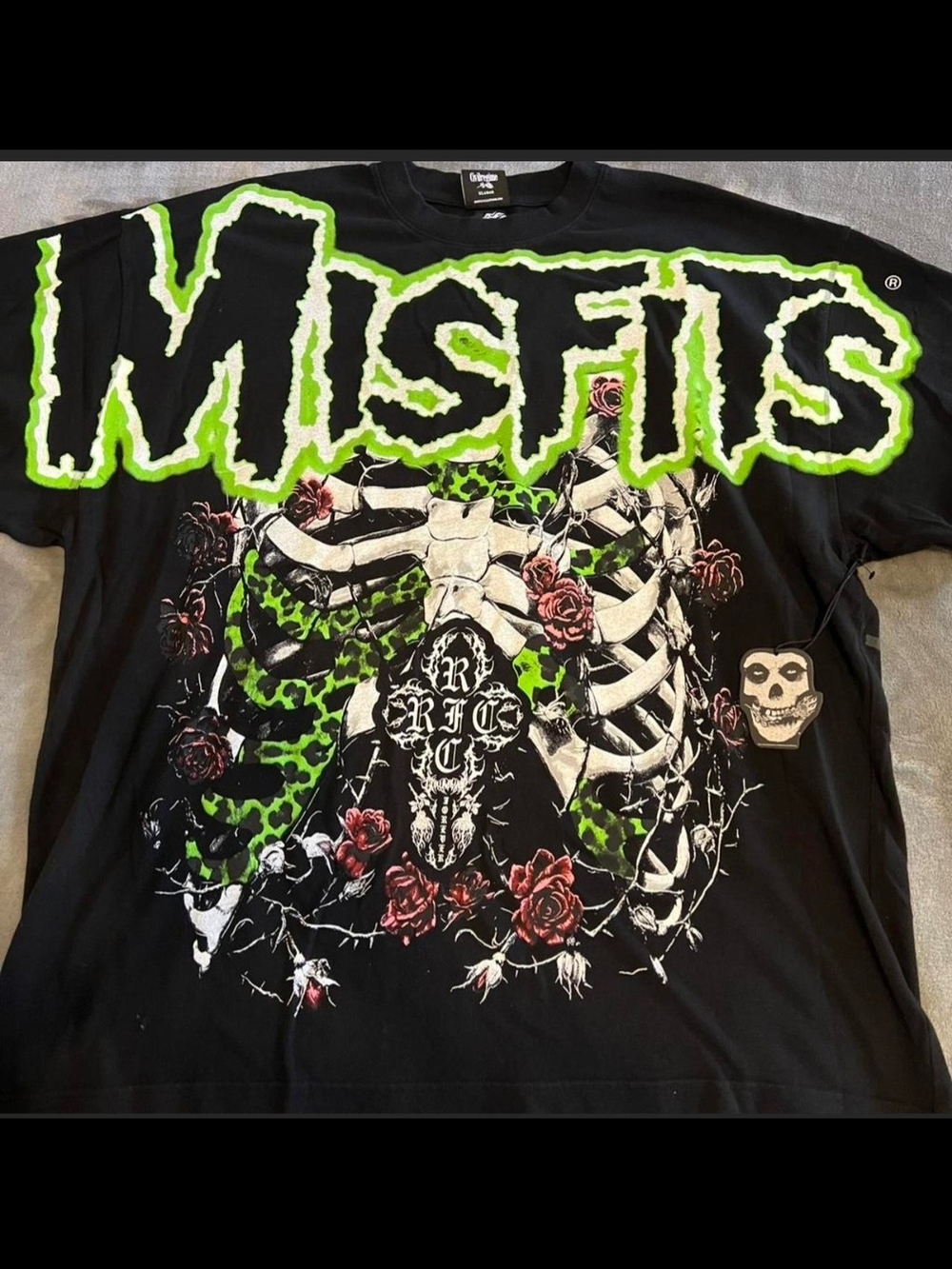 Civil Regime Misfits Revive American Classic Oversized T-Shirt in Black XL NWT
